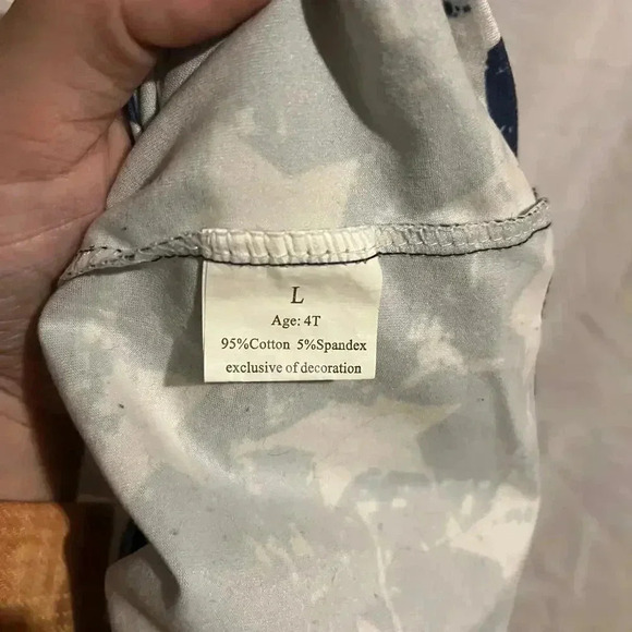 Toddler Girls Patriotic American Flag Outfit 4T - Picture 7 of 8